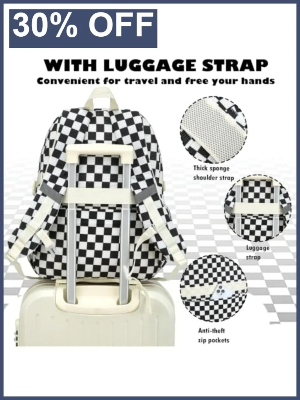 Corduroy Kids Backpack Set with Lunch Bag and Pencil Pouch